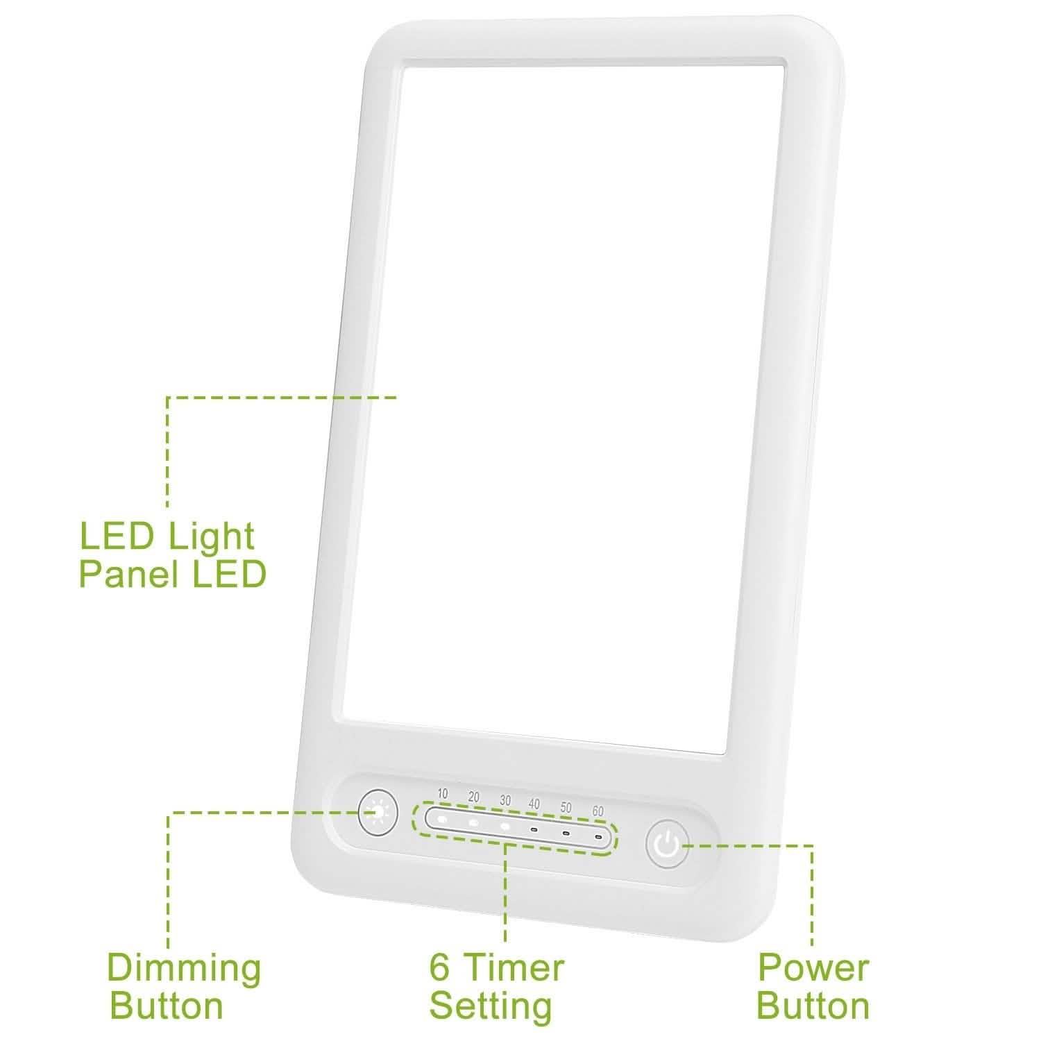 UV-Free LED Light Therapy Lamp