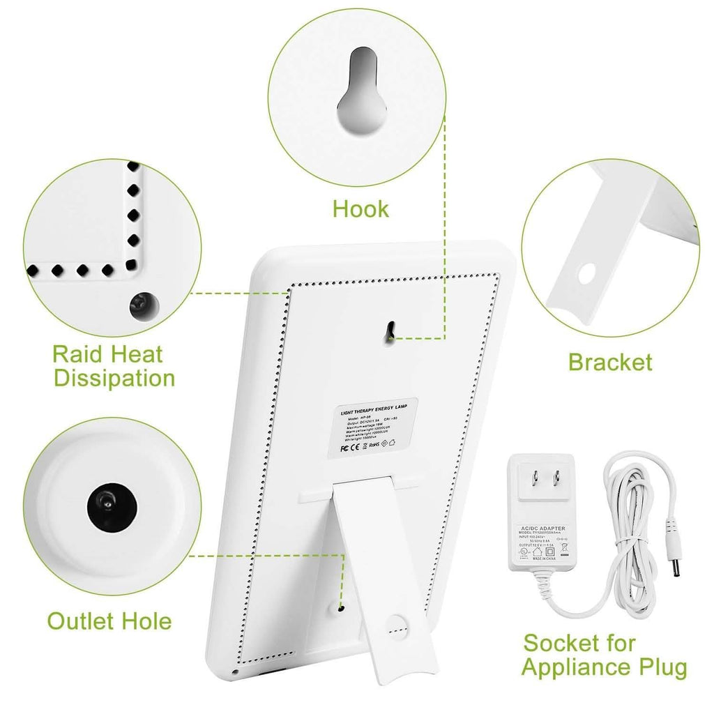 UV-Free LED Light Therapy Lamp