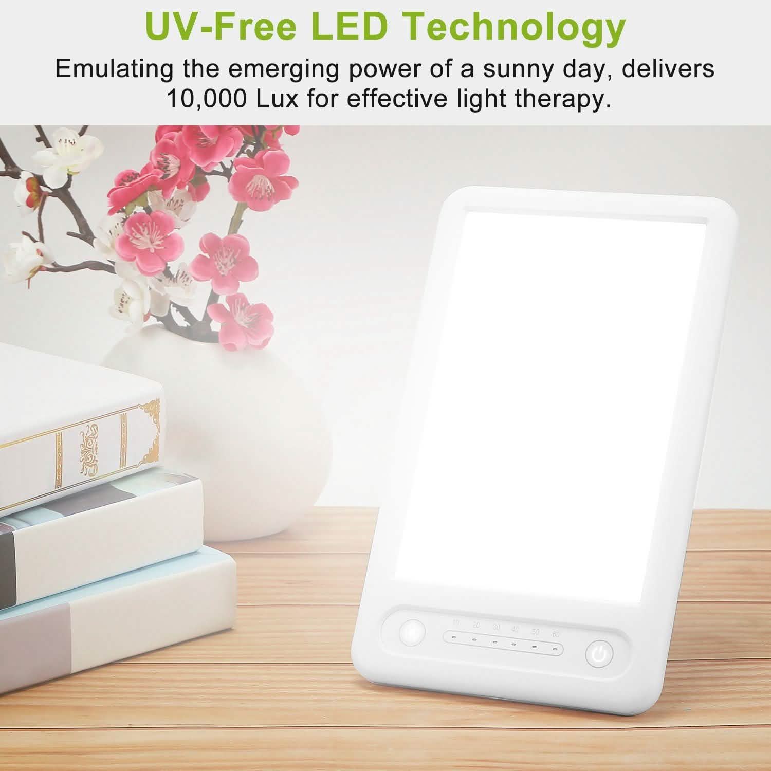 UV-Free LED Light Therapy Lamp