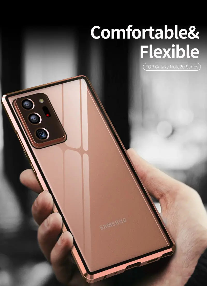 Privacy Screen Protector Case for Samsung Galaxy - Anti-Spy Magnetic Phone Case