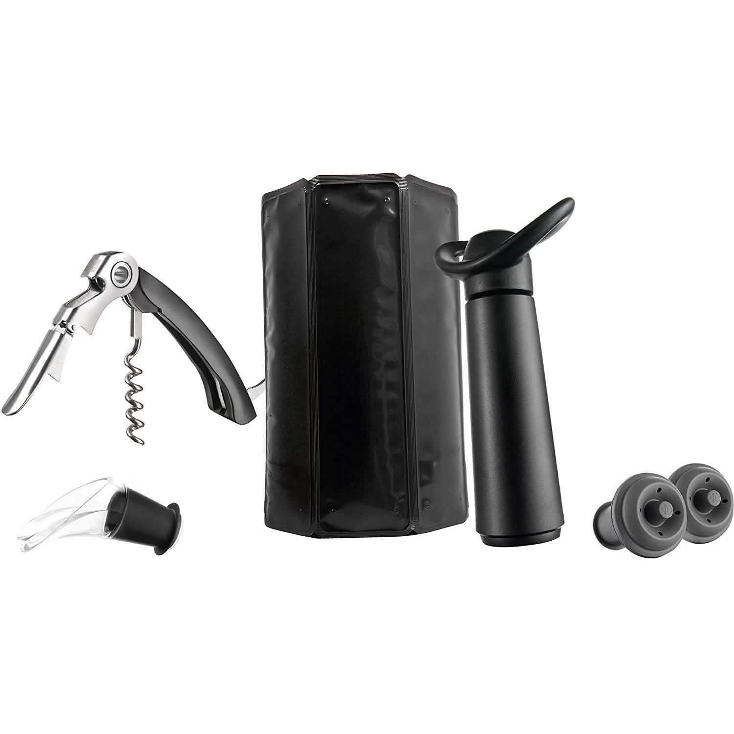 Vacu Vin Wine Saver Pump with 2 Vacuum Bottle Stoppers