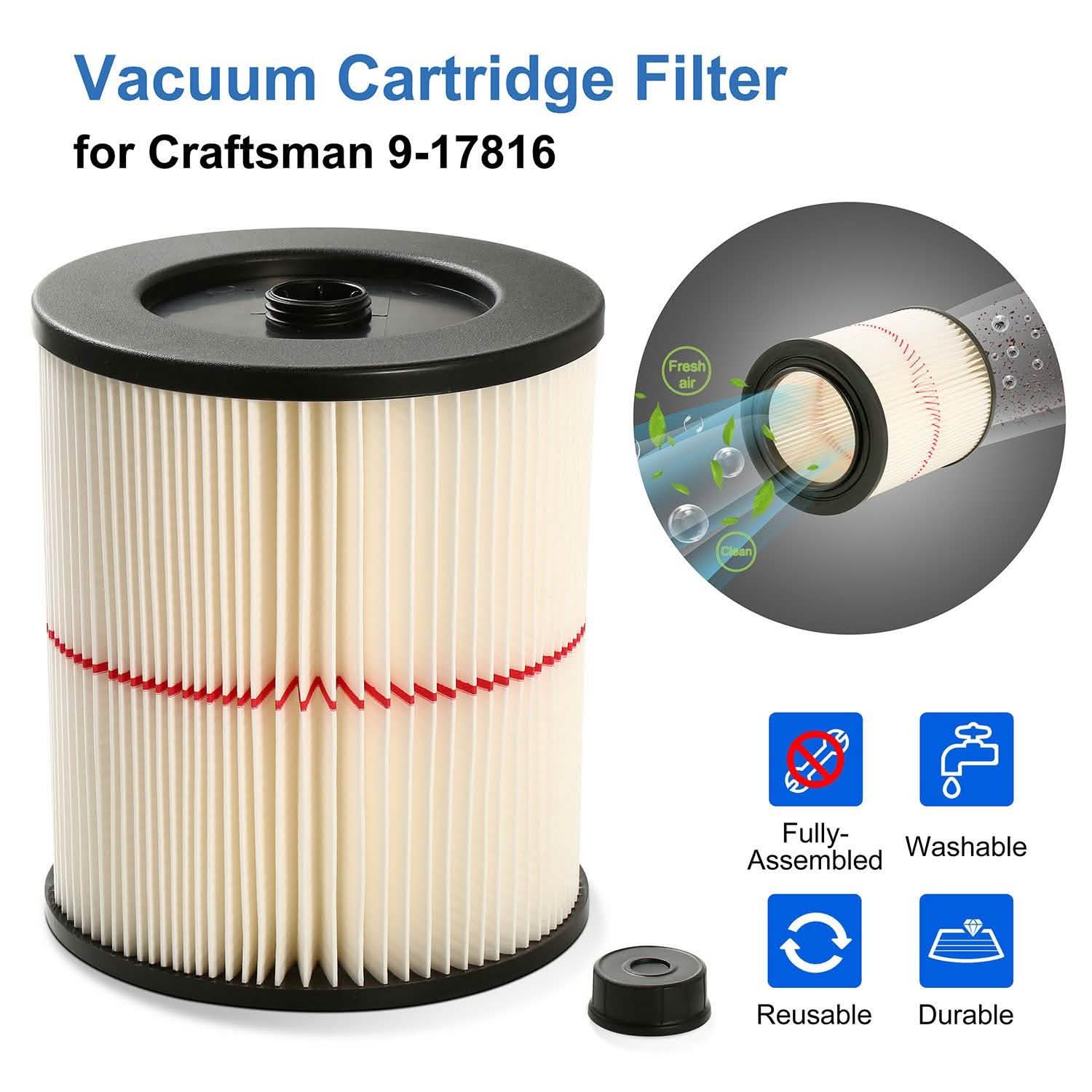Vacuum Cartridge Filter Replacement