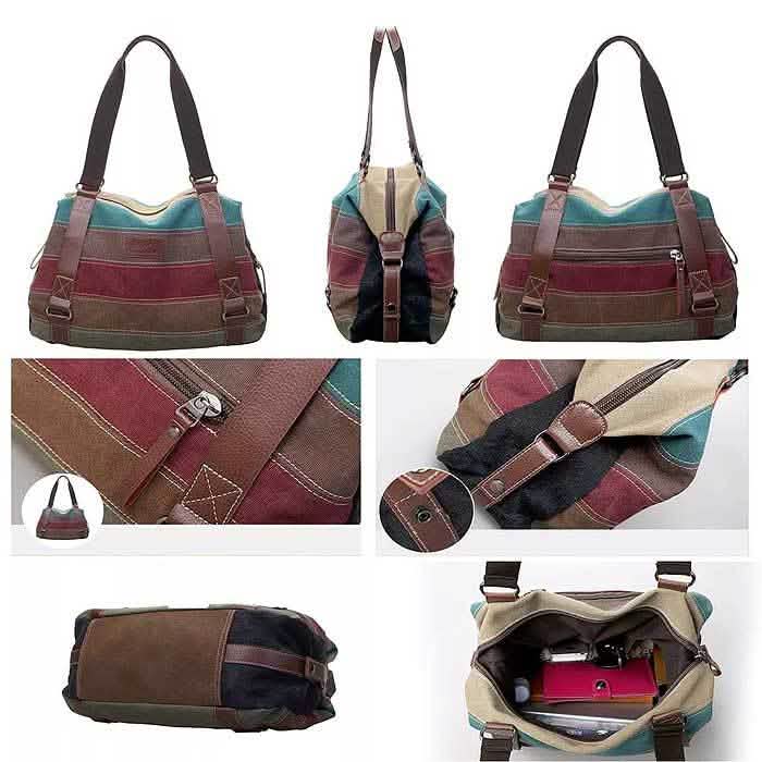 Valencia Canvas Shoulder Bag