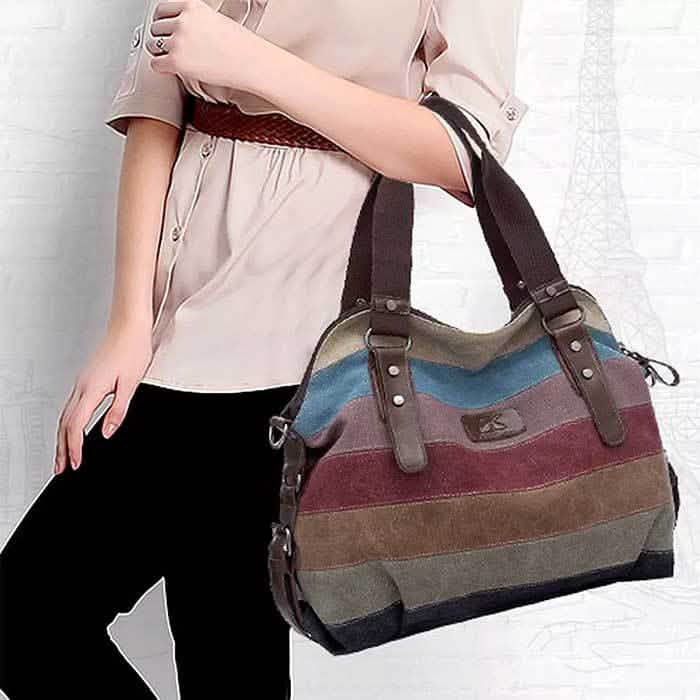 Valencia Canvas Shoulder Bag