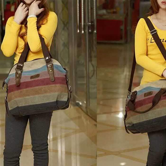 Valencia Canvas Shoulder Bag