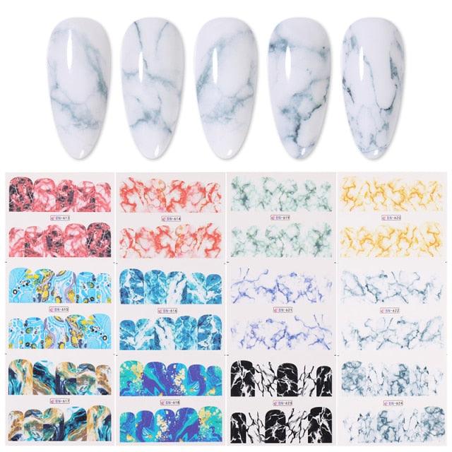 Valentines Heart Letter Flower Nail Stickers Sliders For Nails Water Decals Sticker Tips Manicure Decals for Nail Art Decoration Including Hearts Stars Letters Bowknot Leaves Flowers Plants Fruits Butterflies Nail Art Decoration