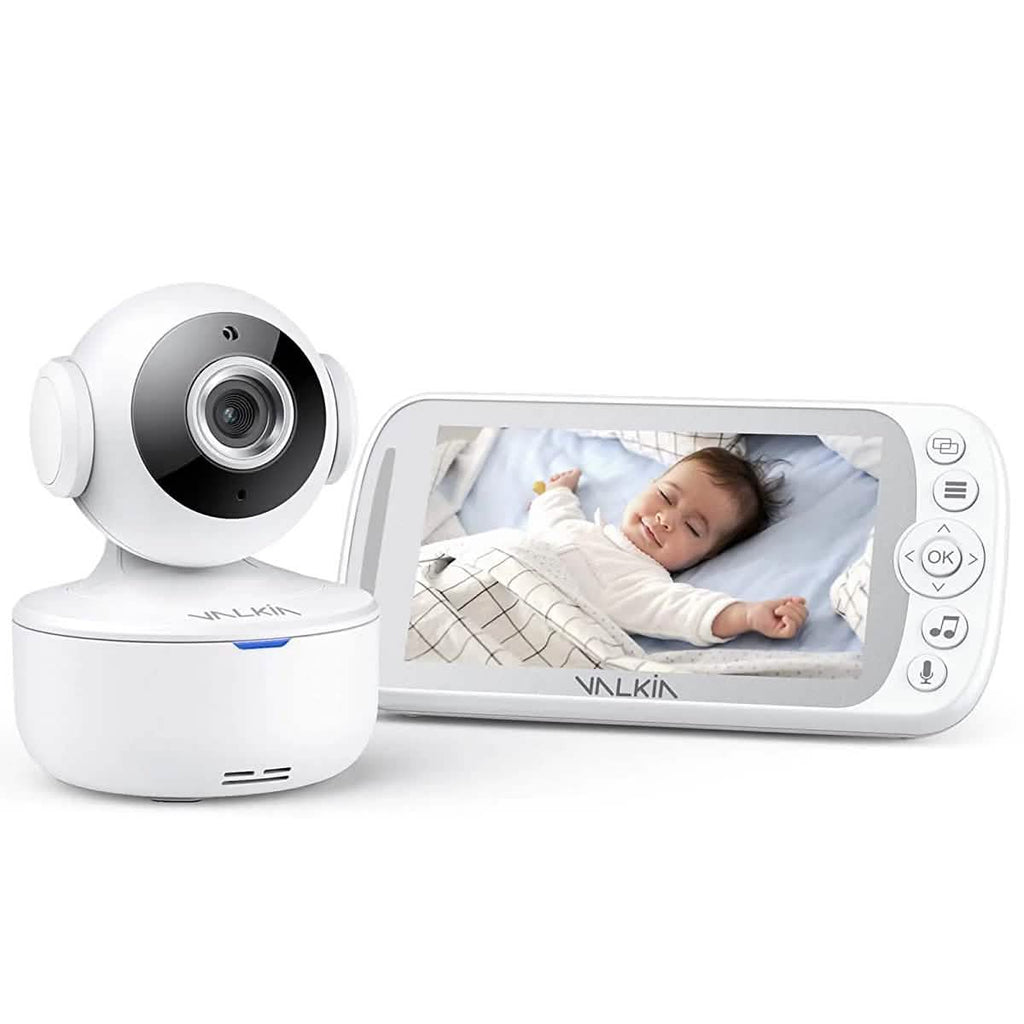 VALKIA 720P 5" HD Display Baby Monitor with Camera & Audio