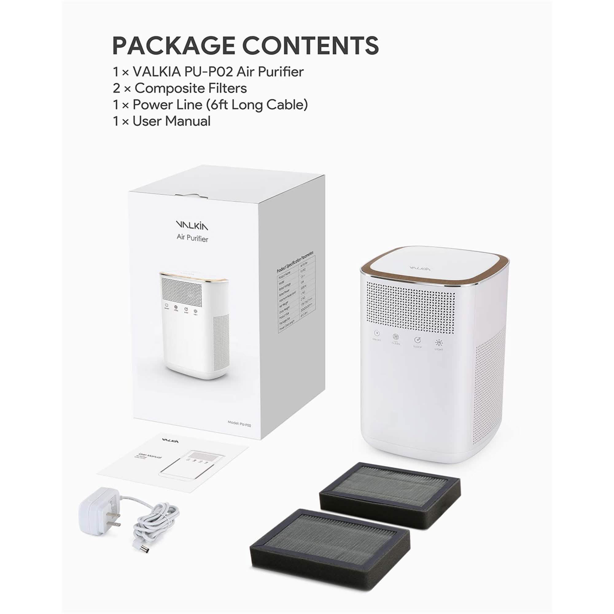 VALKIA Air Purifier CARB Certified Devices
