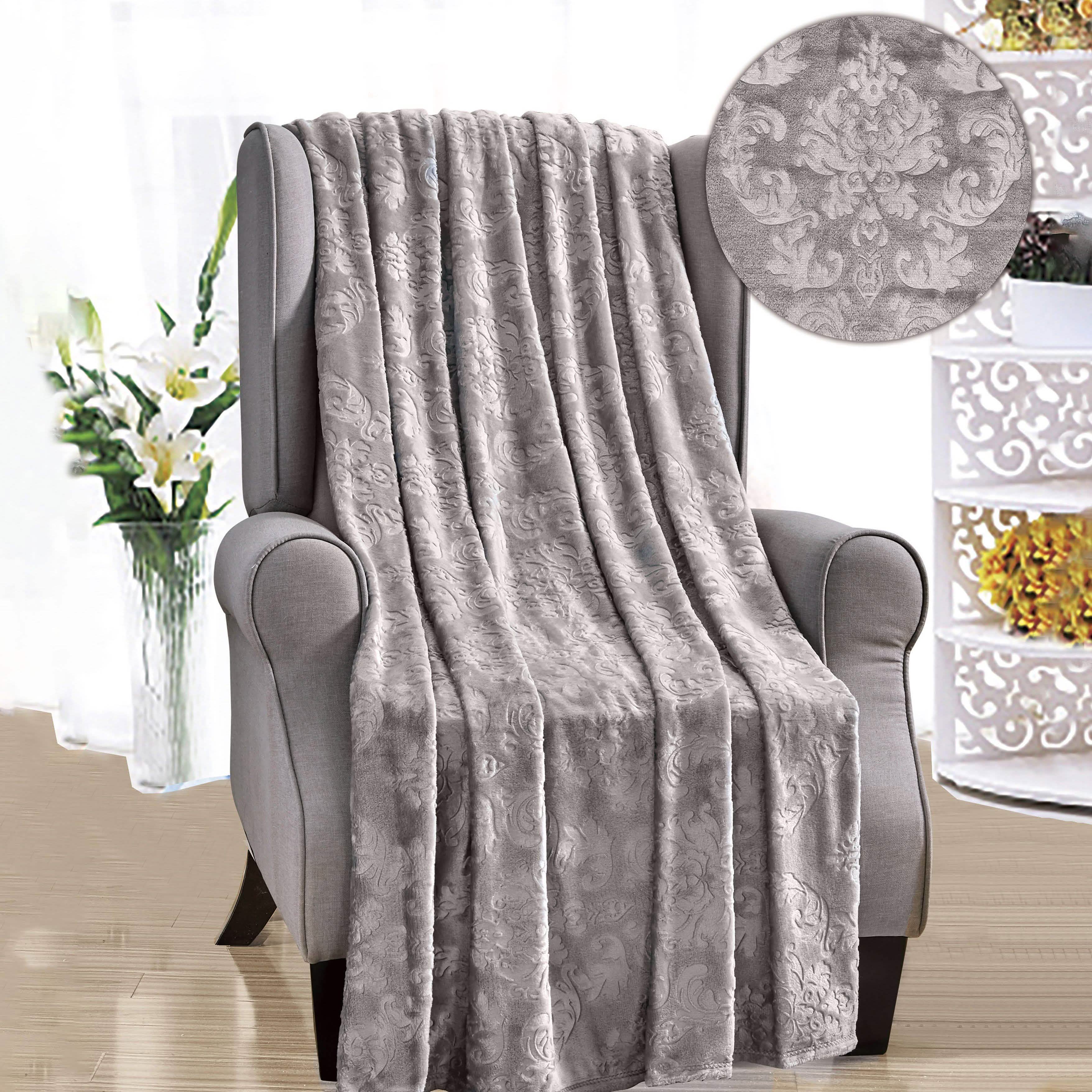 Versailles Throw Flannel Fleece Blanket