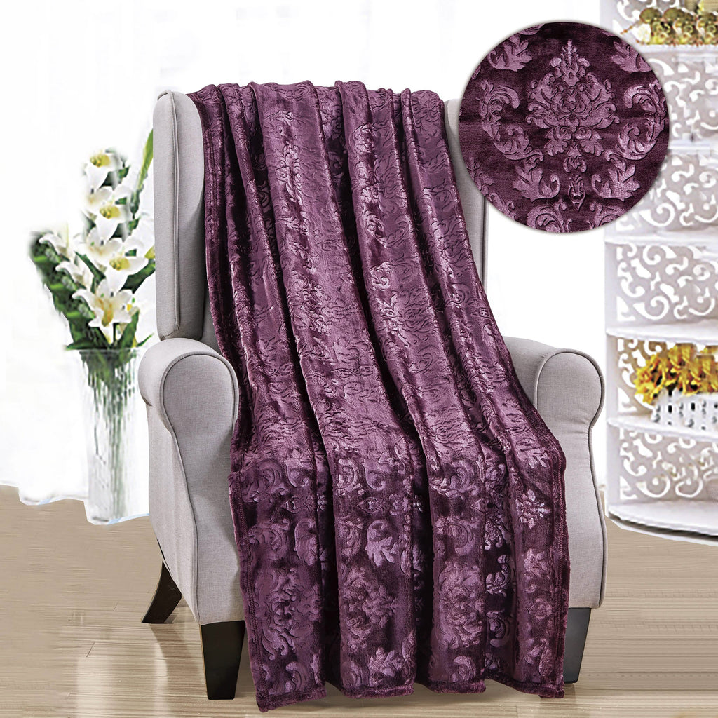 Versailles Throw Flannel Fleece Blanket