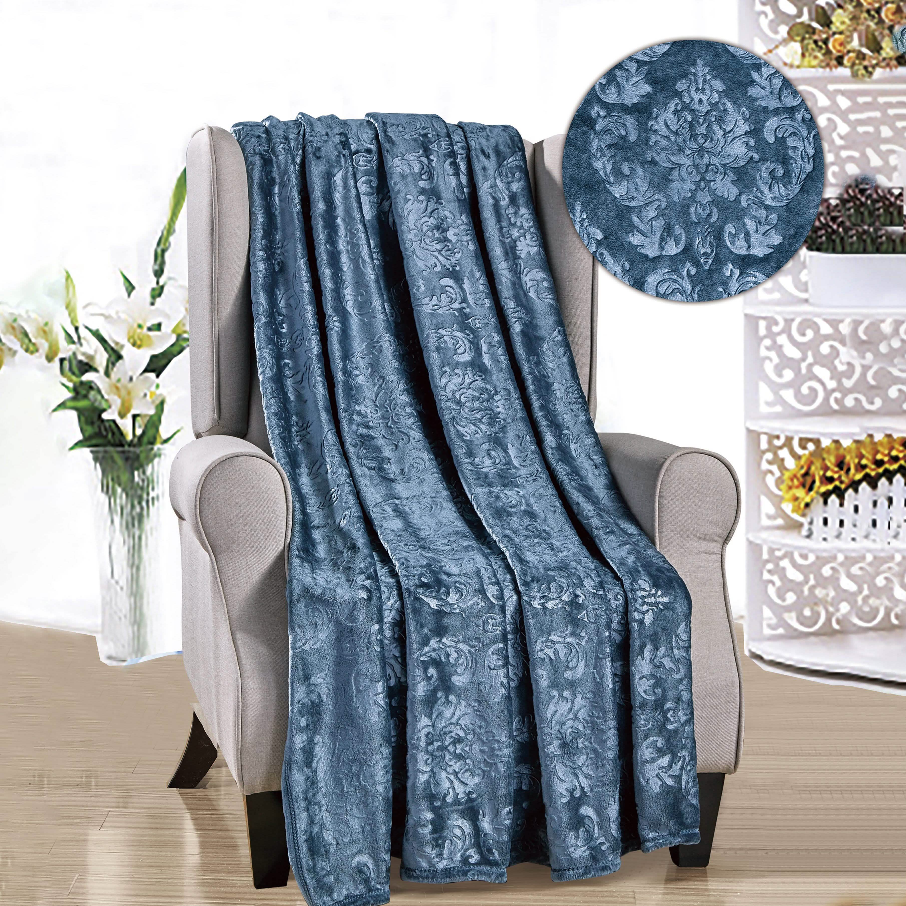 Versailles Throw Flannel Fleece Blanket