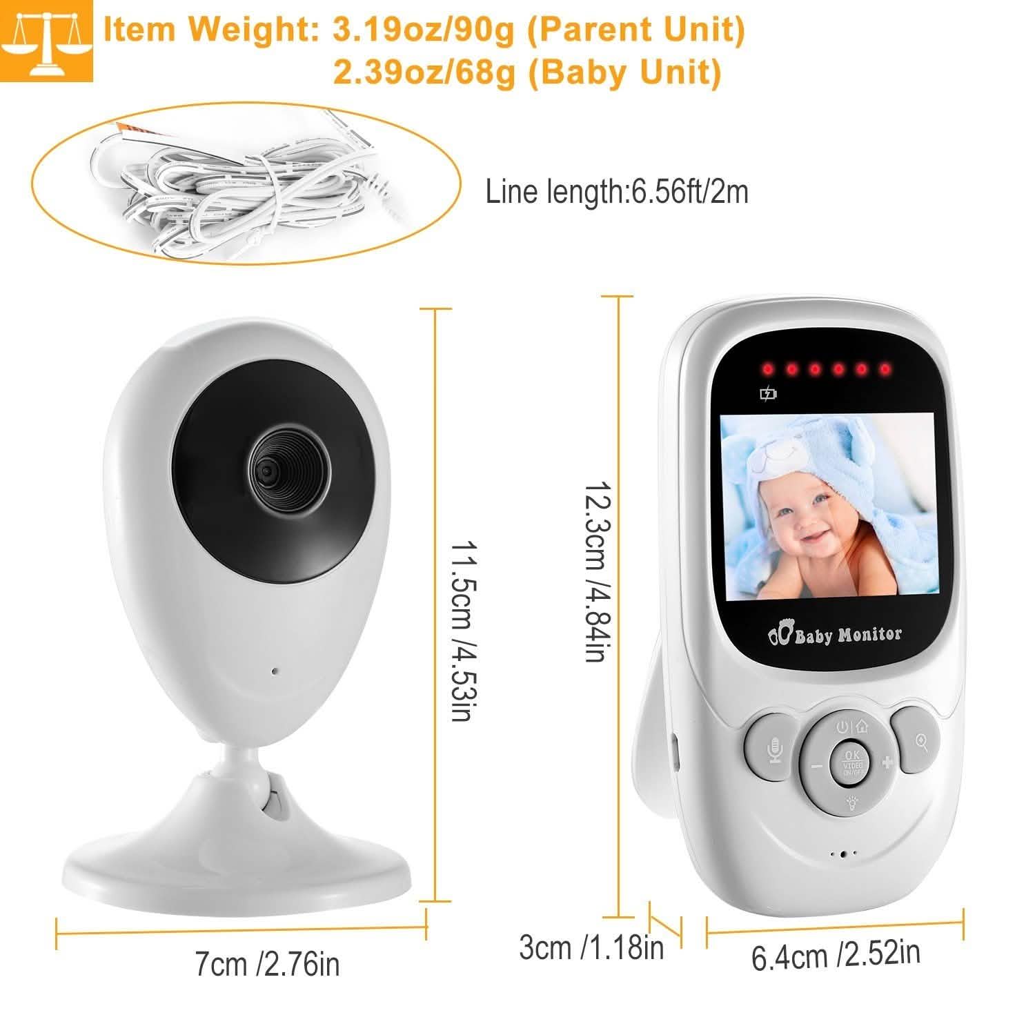 Video Baby with Digital Camera Infrared Night Viion