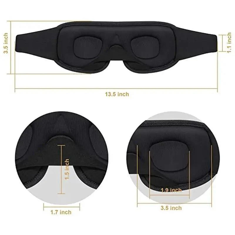Vintage Blocking Light Sleeping Eye Mask Soft Padded Travel Shade Cover Cool Style Blindfold Eye Cover Sleep Mask Eye Patch For Men Women