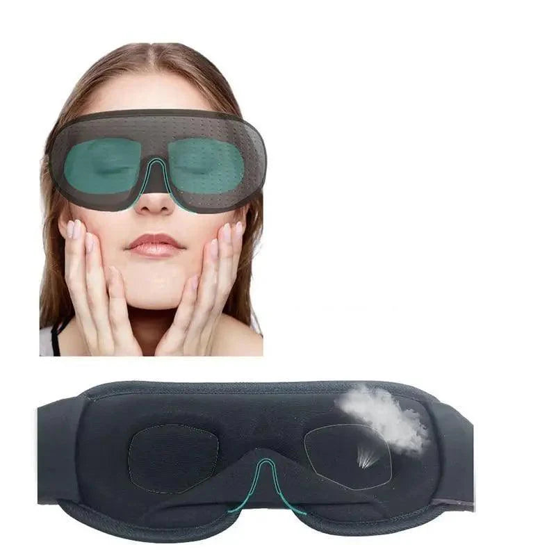 Vintage Blocking Light Sleeping Eye Mask Soft Padded Travel Shade Cover Cool Style Blindfold Eye Cover Sleep Mask Eye Patch For Men Women