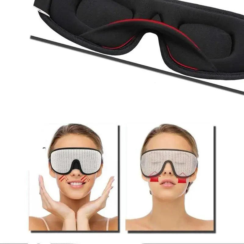 Vintage Blocking Light Sleeping Eye Mask Soft Padded Travel Shade Cover Cool Style Blindfold Eye Cover Sleep Mask Eye Patch For Men Women