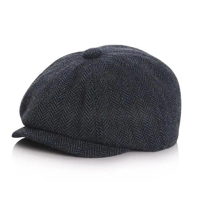 Vintage Children Winter Beret Caps Cute Octagonal Beret Soft Hat Comfortable Retro Style Caps For Children