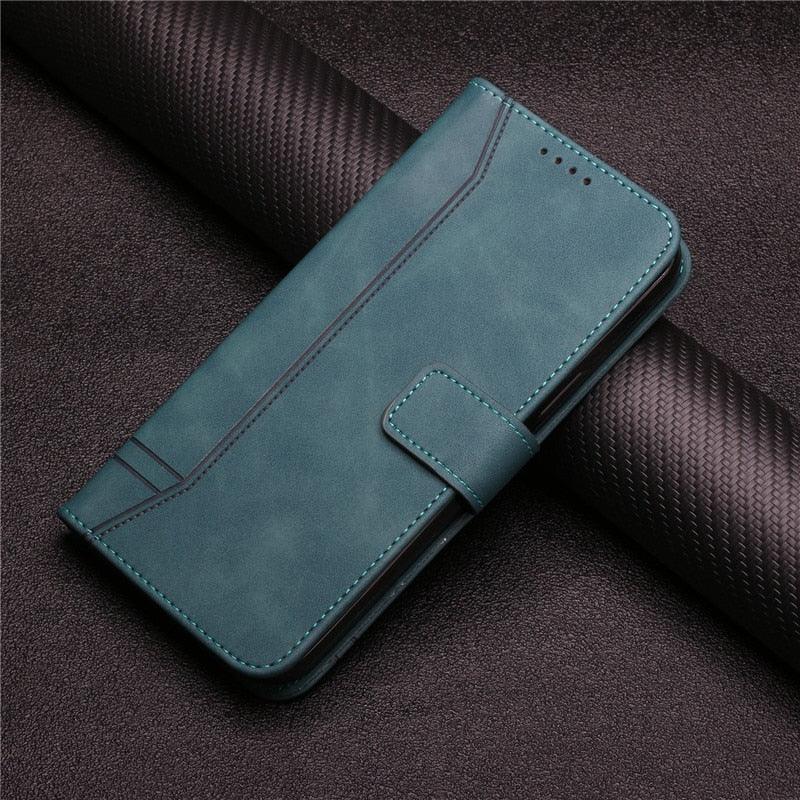 Vintage High Quality PU Leather Wallet Case Wrist Strap Heart Shaped Embossed Phone Case For Xiaomi Redmi 10C Case Redmi 10C Retro Wallet Leather Flip Phone Case For Xiomi Xiaomi Redmi10C 10 C Protect Cover