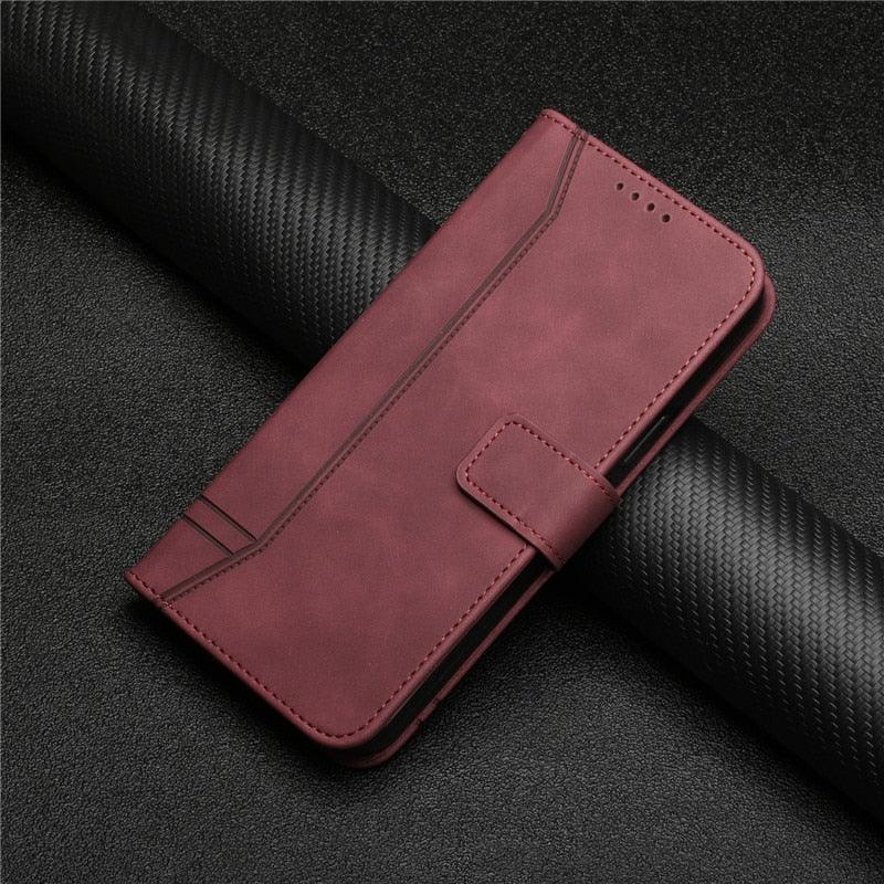 Vintage High Quality PU Leather Wallet Case Wrist Strap Heart Shaped Embossed Phone Case For Xiaomi Redmi 10C Case Redmi 10C Retro Wallet Leather Flip Phone Case For Xiomi Xiaomi Redmi10C 10 C Protect Cover