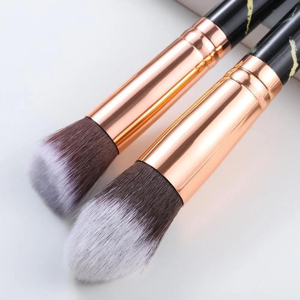 Vintage Style 5/10/15Pcs Makeup Brushes Set Powder Eye Shadow Foundation Blush Blending Make Up Brush Beauty Cosmetic Kit Tools
