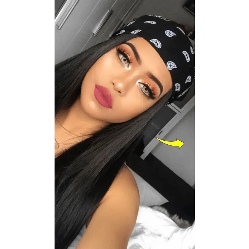 Vintage Style Print Bandana Hair Bands for Girls Women Headband Square Scarf Face Mask Cross Turban Bandanas Headwear