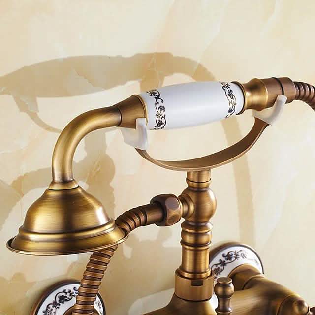 Vintage Style Rainfall Shower Faucet Set