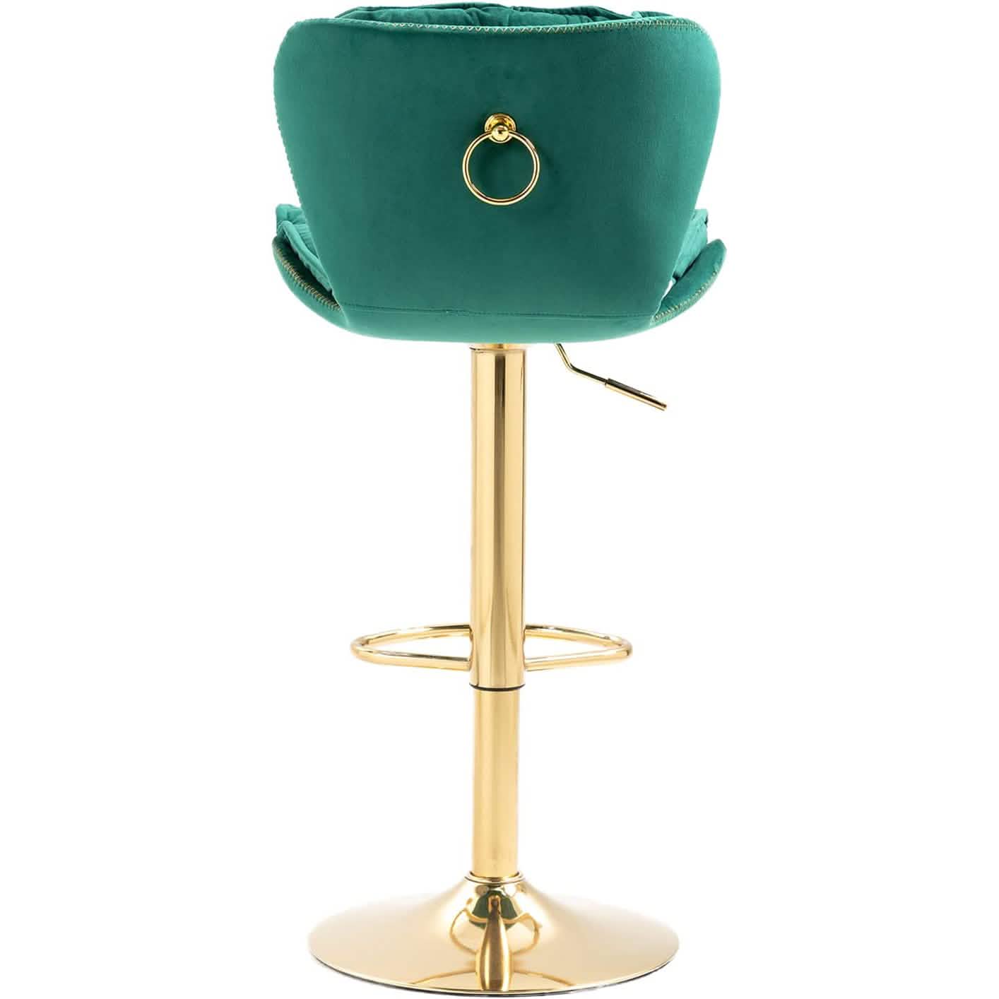 Vintage Swivel Velvet Bar Stools