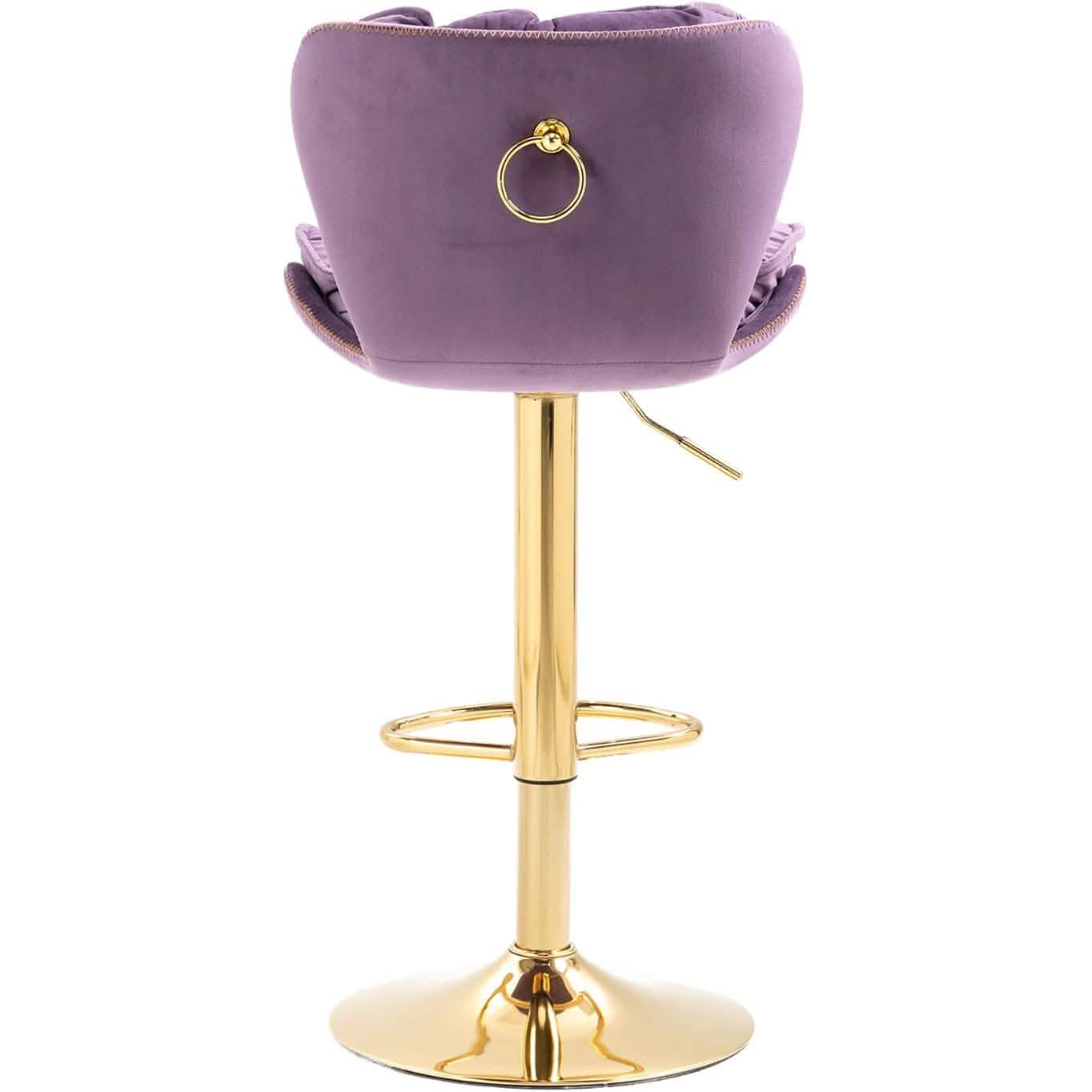 Vintage Swivel Velvet Bar Stools