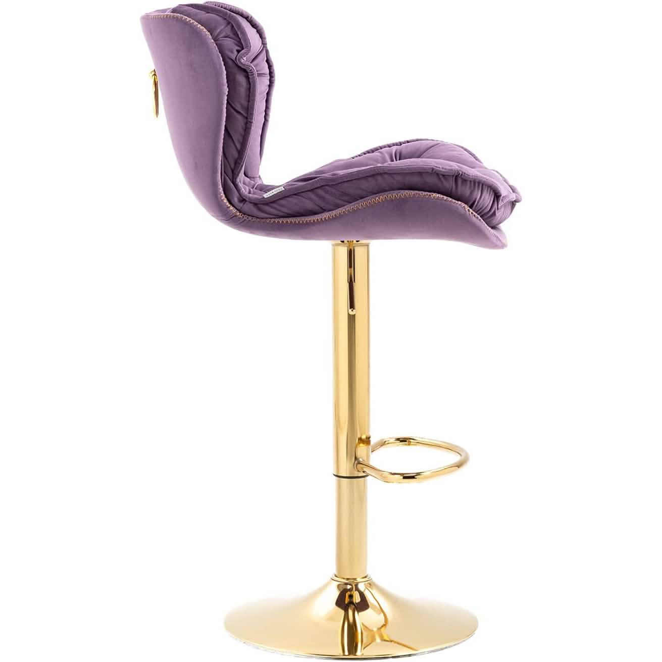 Vintage Swivel Velvet Bar Stools