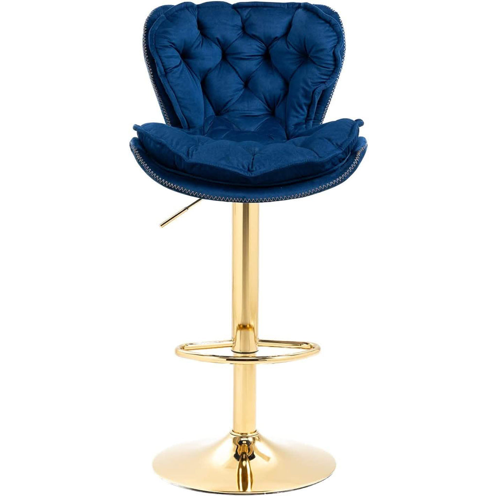 Vintage Swivel Velvet Bar Stools
