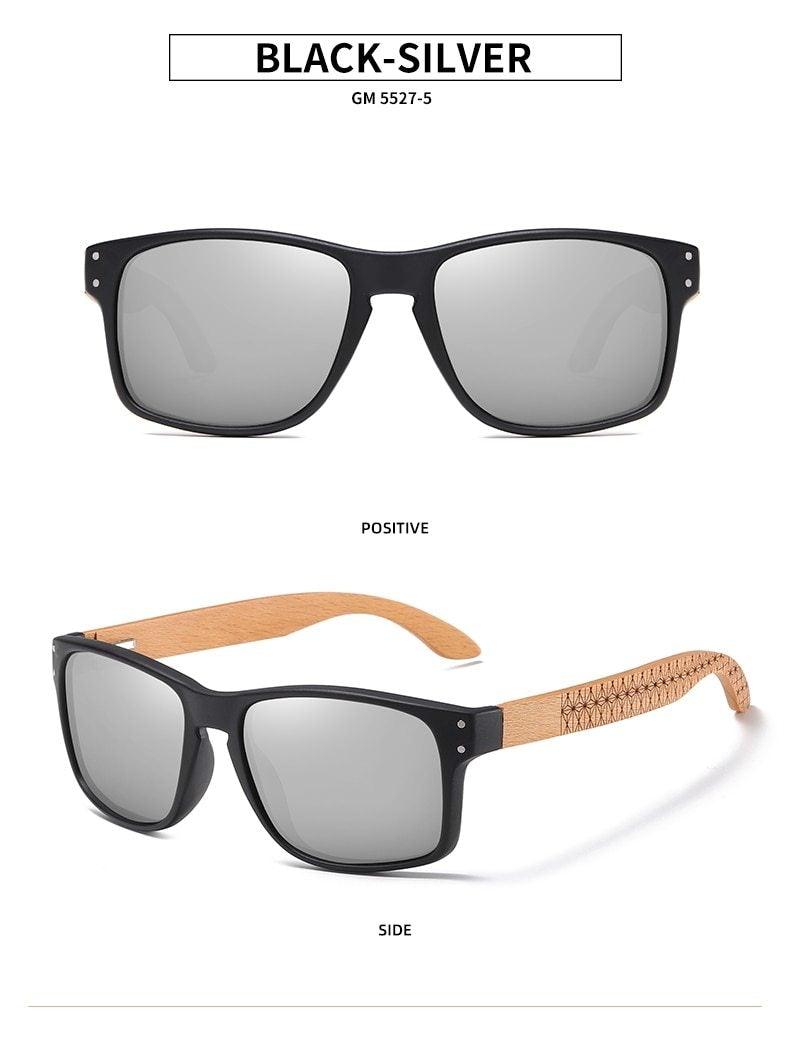 Vintage Wood Handmade Sunglasses Men Polarized Eyewear Outdoor Driving Sun Glasses Reading Glasses For Women Summer Eye Glasses Male Wooden Frame Glasses