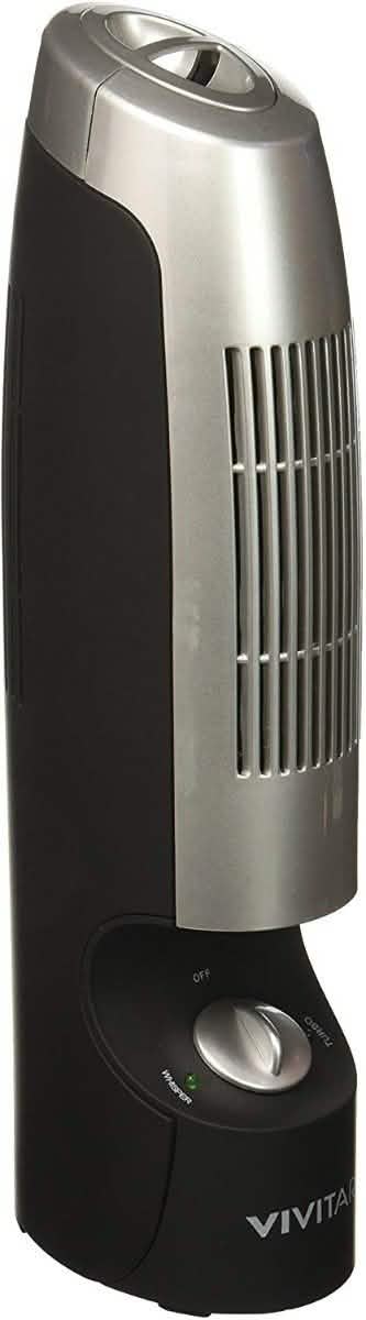 Vivitar Quiet Desktop Air Purifier and Ionizer
