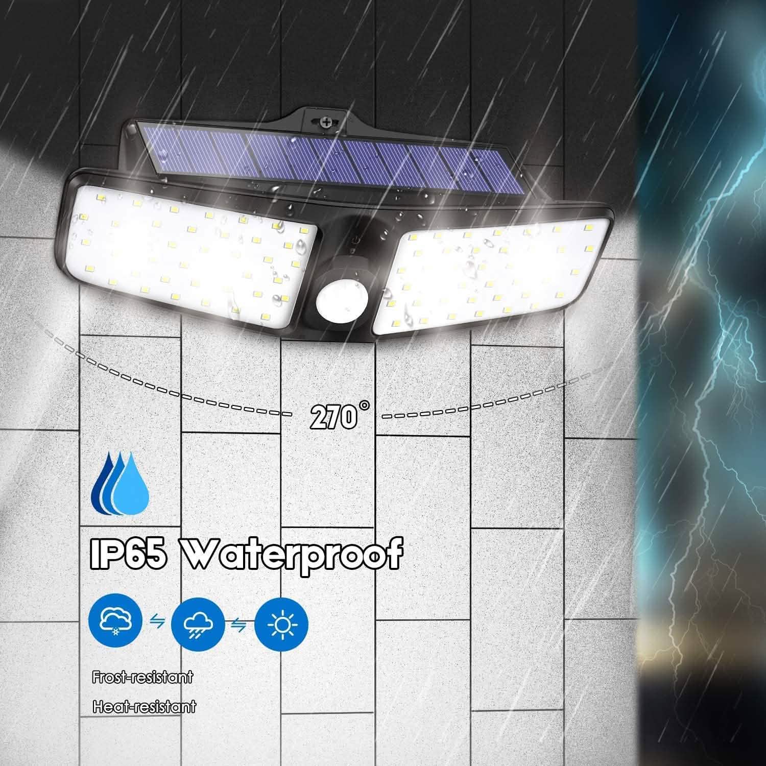 VOSONX Solar Powered Security Lights