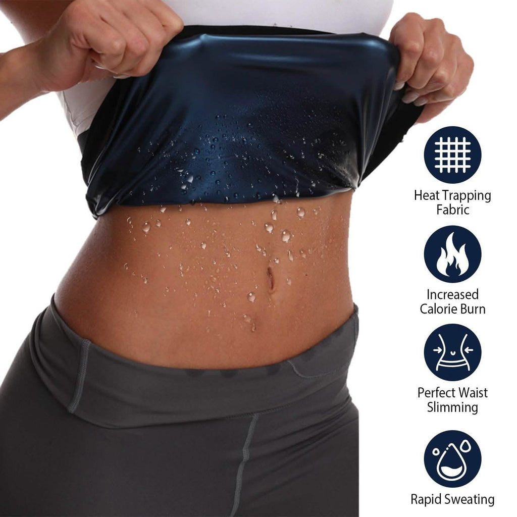 Waist Trimmer Women Sauna Sweat Wraps Waist Slimming Trainer Belt