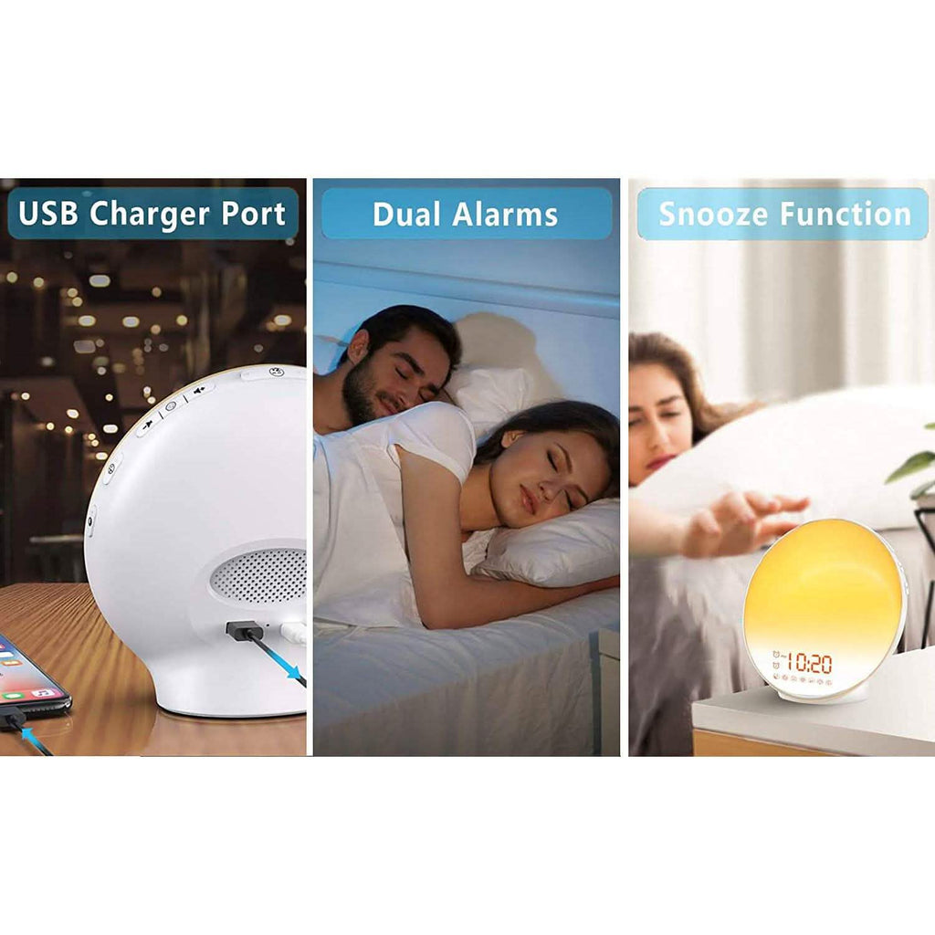 Wake Up Light Sunrise Alarm Clock