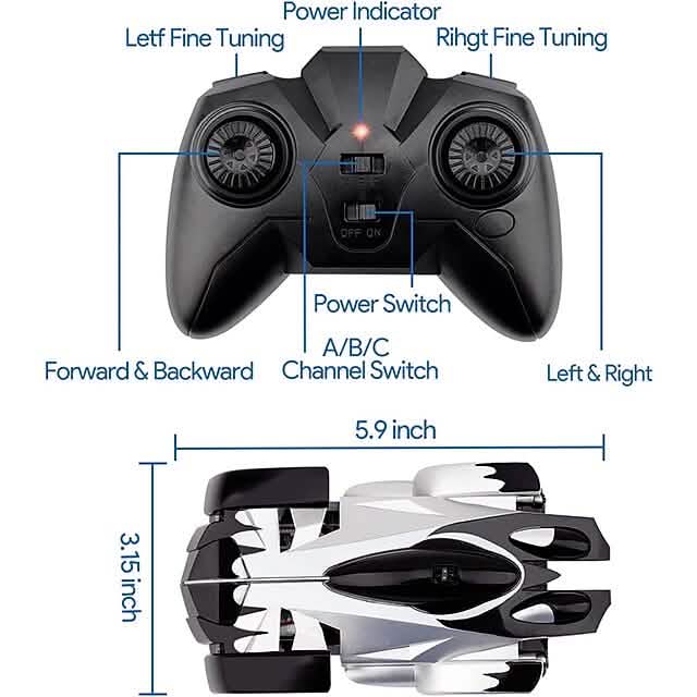 Wall Climbing Remote Control Car