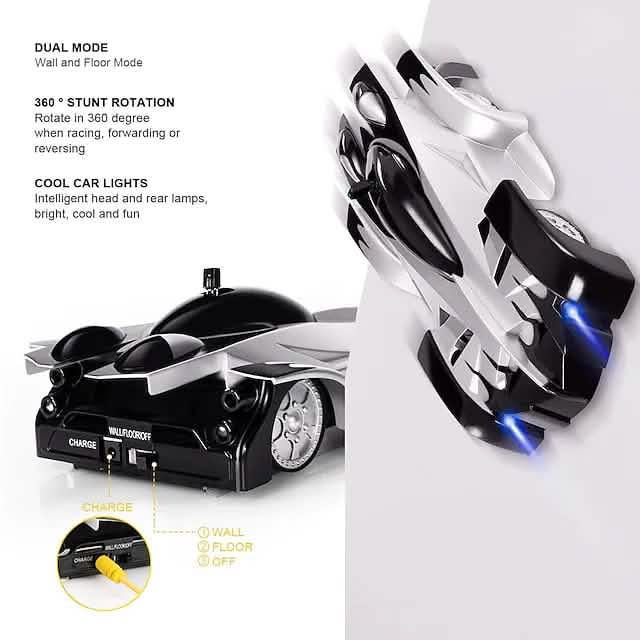 Wall Climbing Remote Control Car