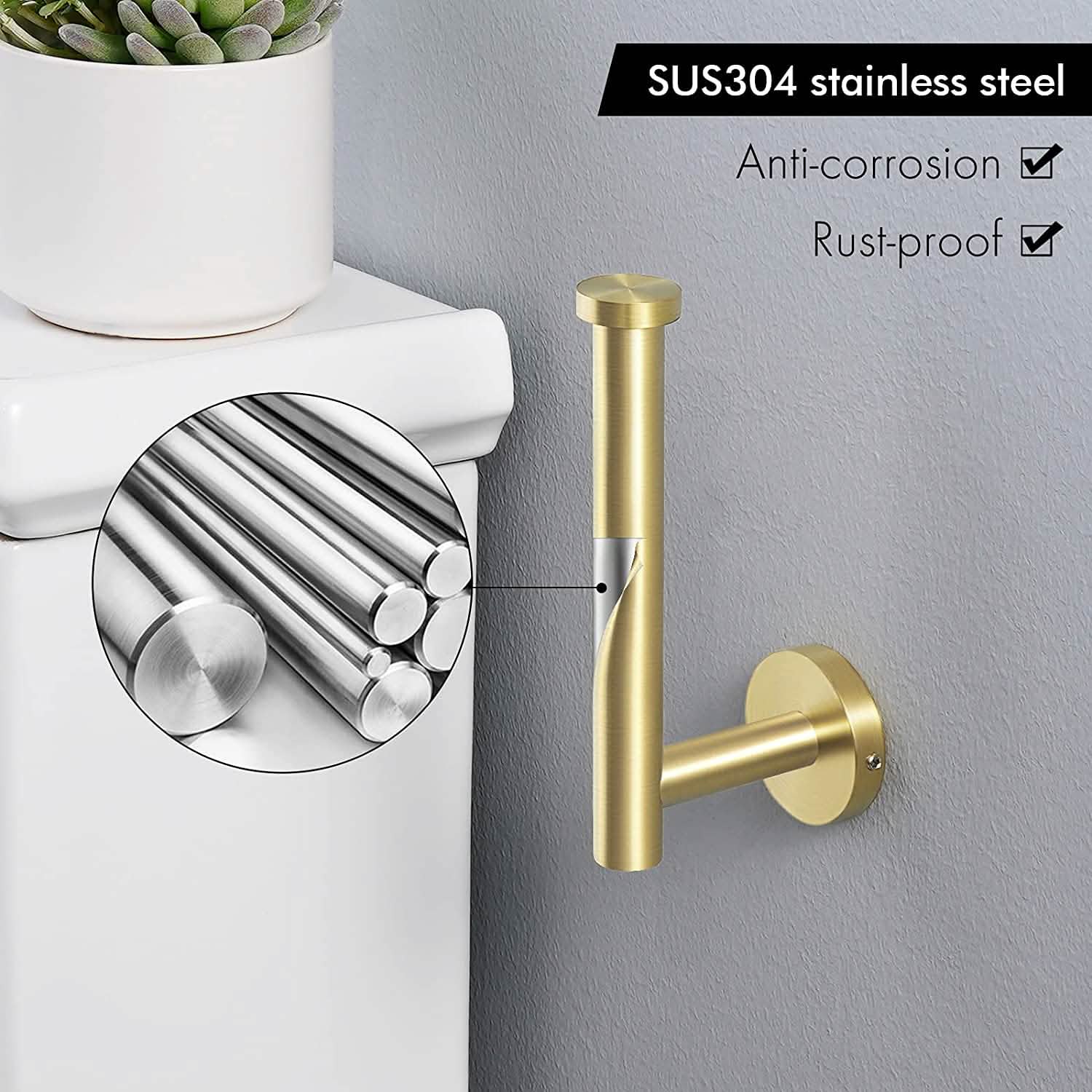 Wall Mounted Toilet Paper Holder