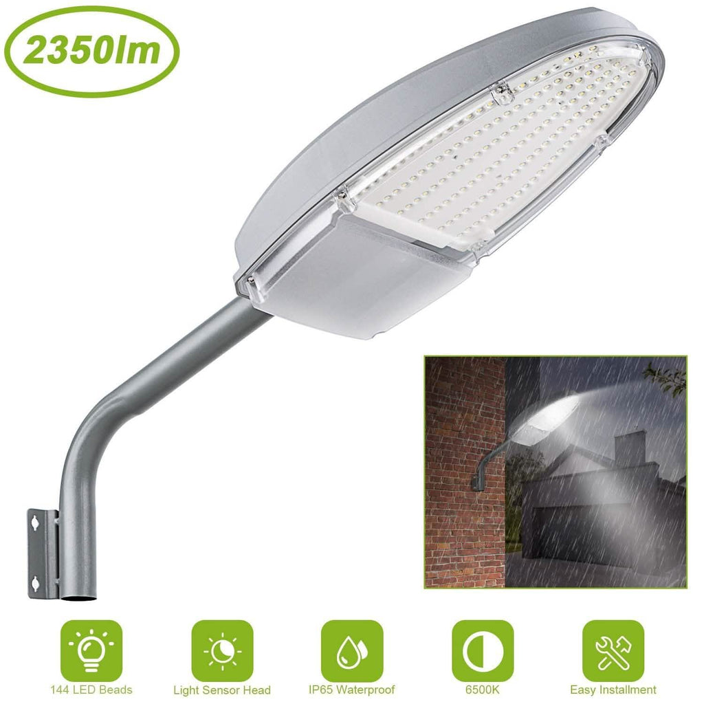 Wall Pack LED Lights 144LEDs Photocell Sensor Street Lamp IP65 Waterproof