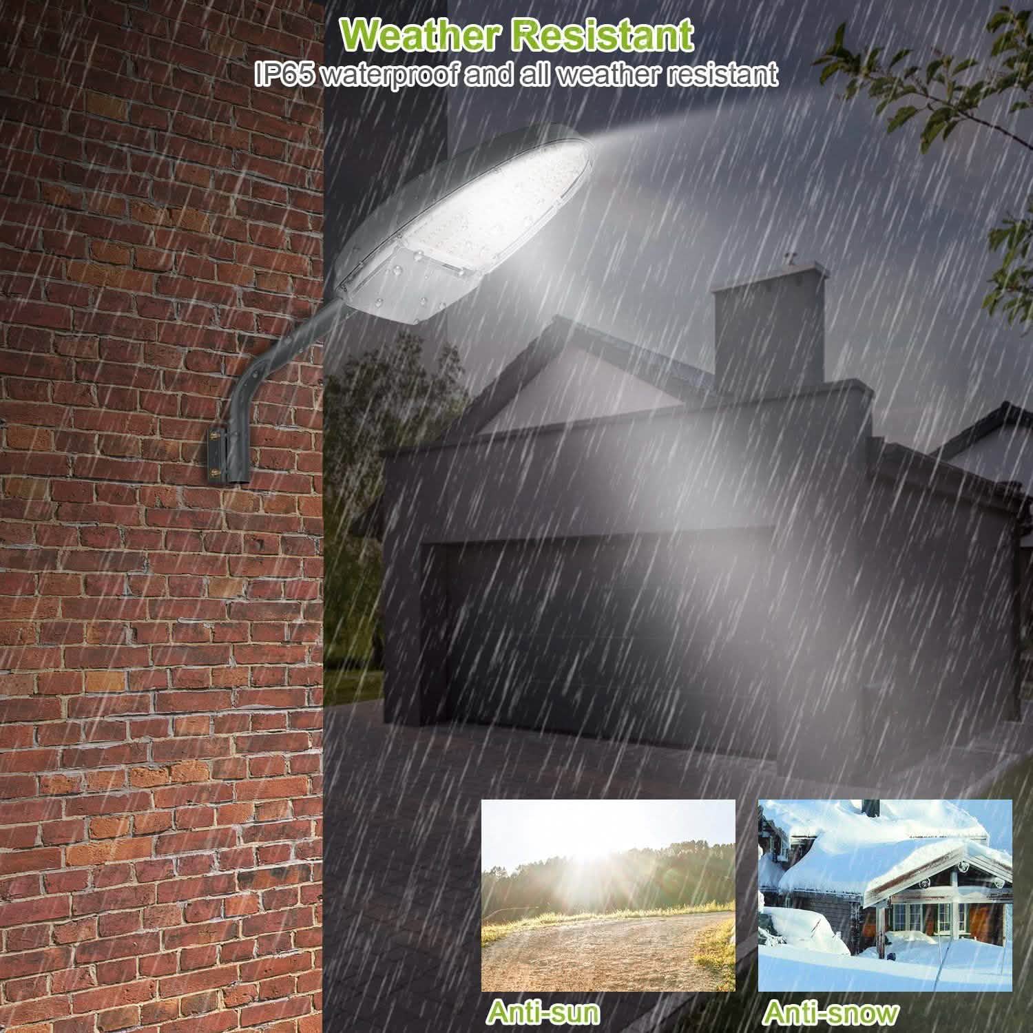 Wall Pack LED Lights 144LEDs Photocell Sensor Street Lamp IP65 Waterproof