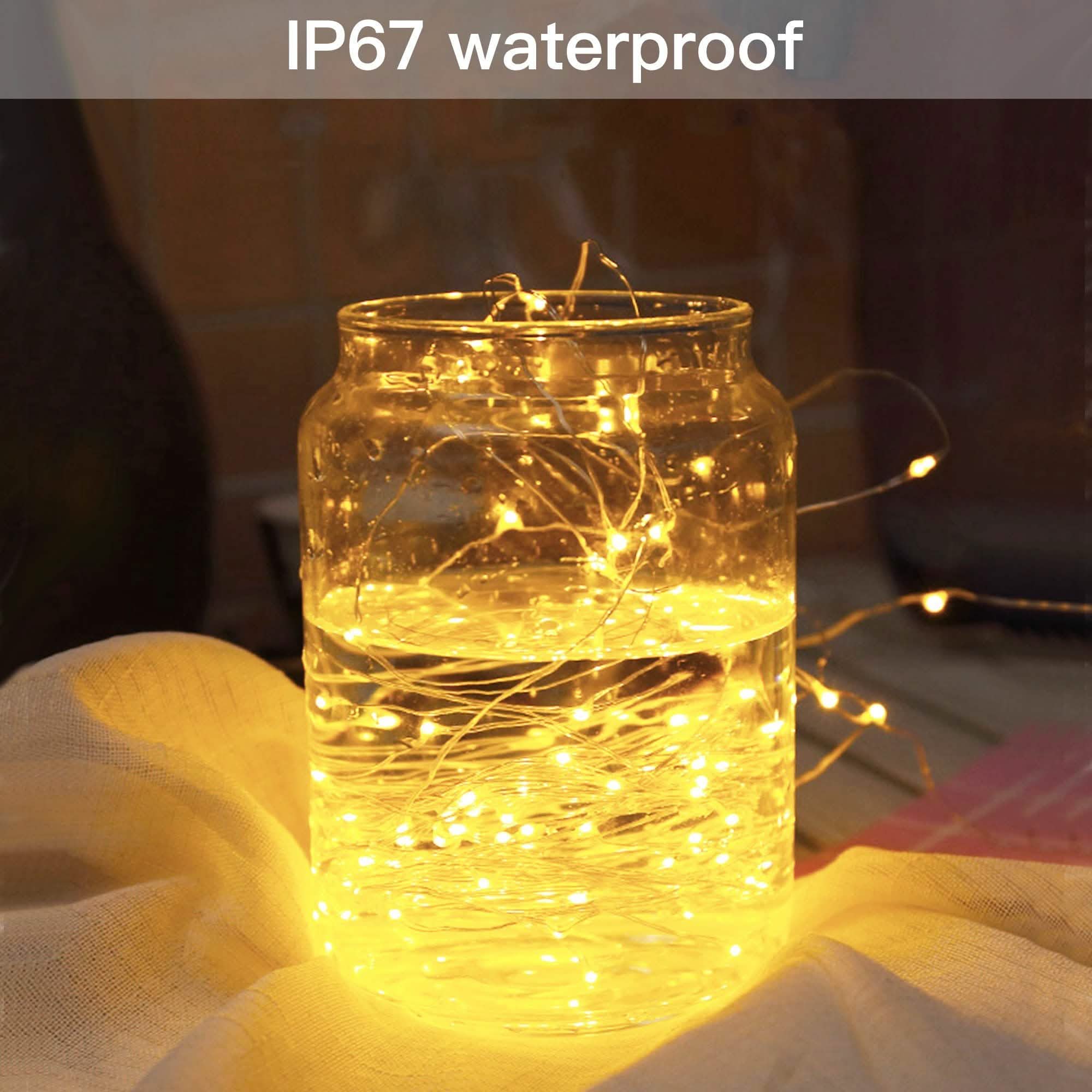 Warm White USB Remote Control 300LED String Lights