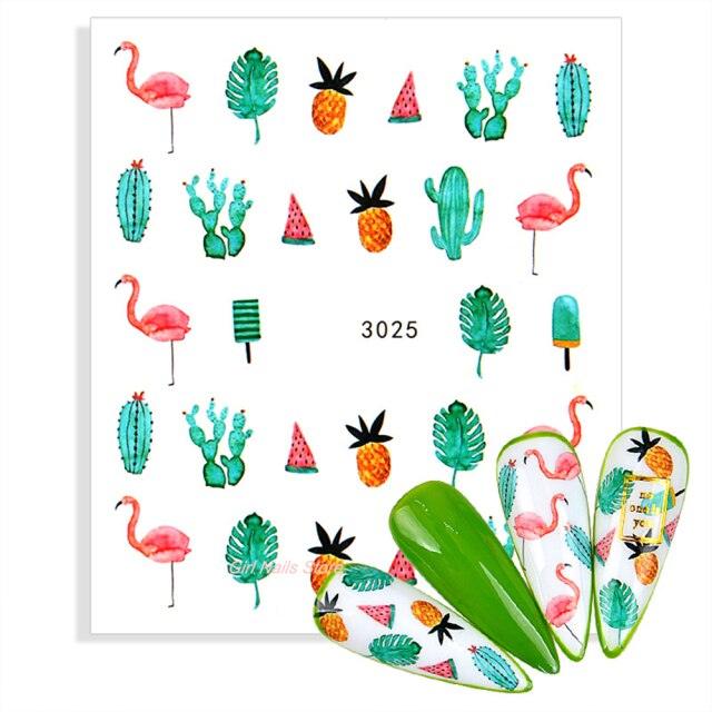 Water Decals Nail Tattoo Wolf Animal 3D Embossed Nail Sticker Flower Adhesive Manicure Slider Nail Art Tips Curve Graffiti Nail Design for Acrylic Nail Supplies Designer Nail Decorations for Women Girls Kids 3D Nail Art Stickers Decals