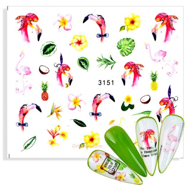 Water Decals Nail Tattoo Wolf Animal 3D Embossed Nail Sticker Flower Adhesive Manicure Slider Nail Art Tips Curve Graffiti Nail Design for Acrylic Nail Supplies Designer Nail Decorations for Women Girls Kids 3D Nail Art Stickers Decals