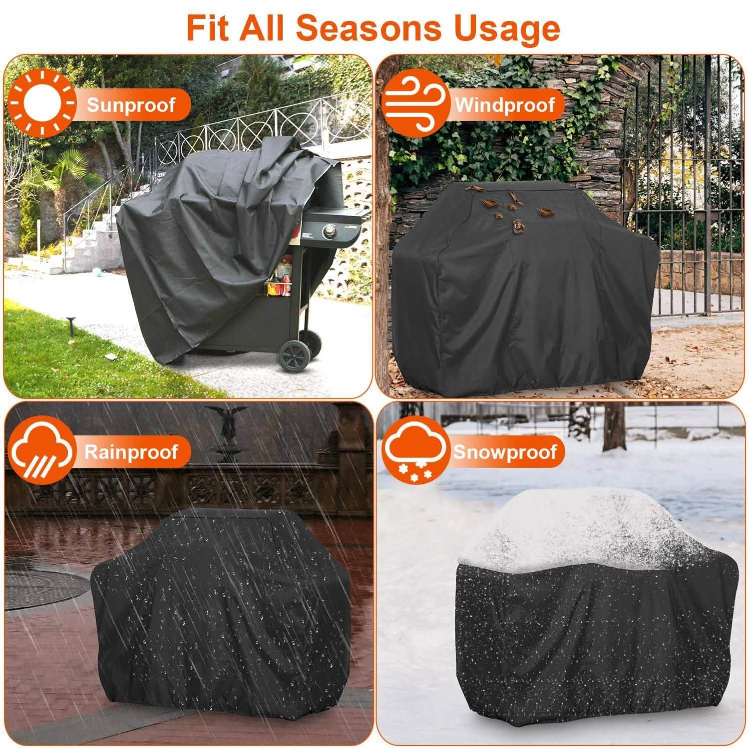 Water-Resistant Heavy Duty BBQ Grill Cover