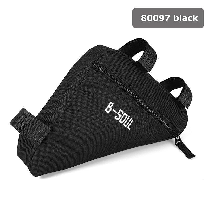 Waterproof Bicycle Bag Bike Triangle Bag For Bicycle Front Frame Bag Bike Bag Cycling Top Tube Bag Bicycle Bottle Bag Bike Storage Frame Bag Bicycle Front Tube Triangle Water Resistant Cycling Pack Strap On Pouch Bike Accessories Tool Accessible