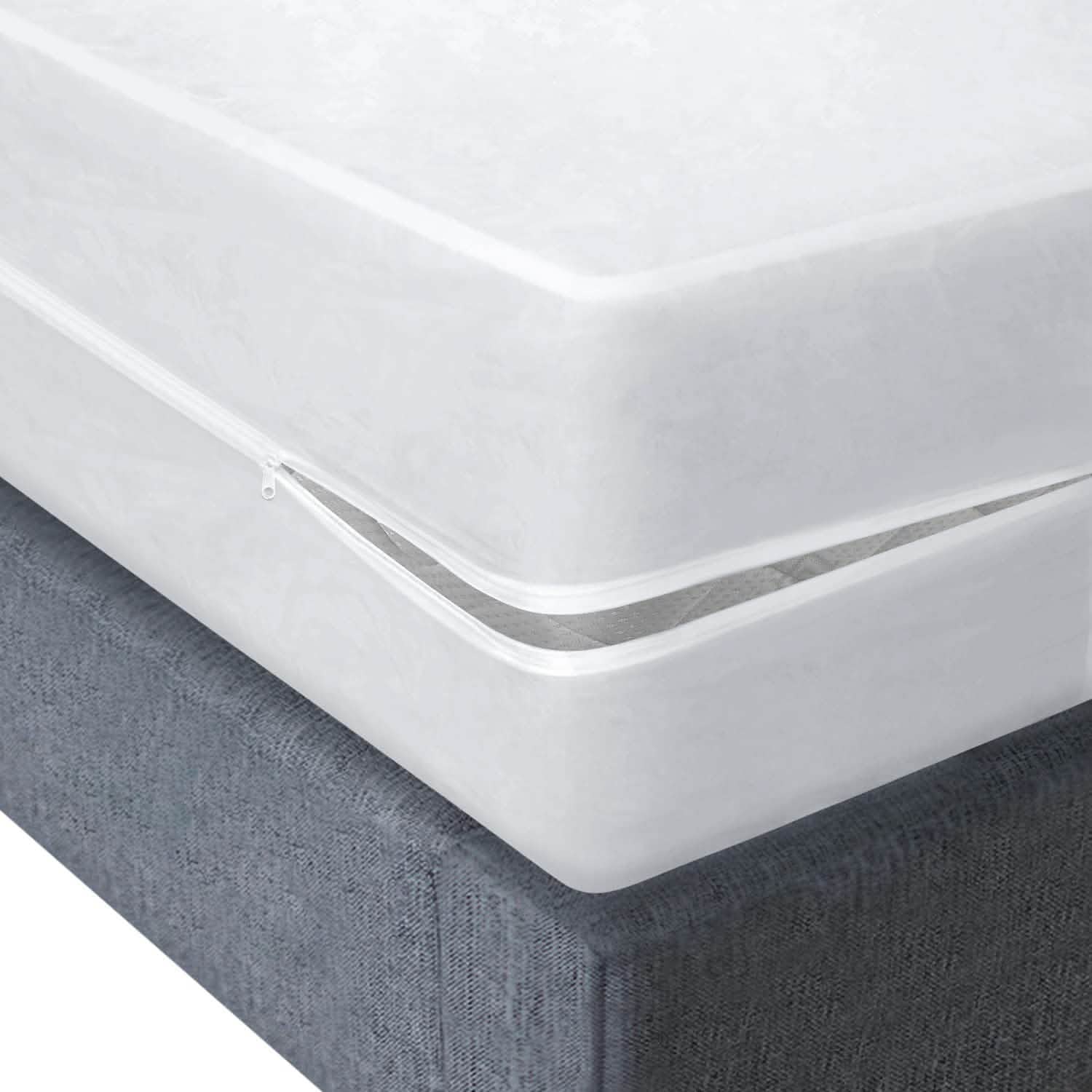 Waterproof Mattress Cover: Extra Heavy-Duty PVC Plastic Bed Protector