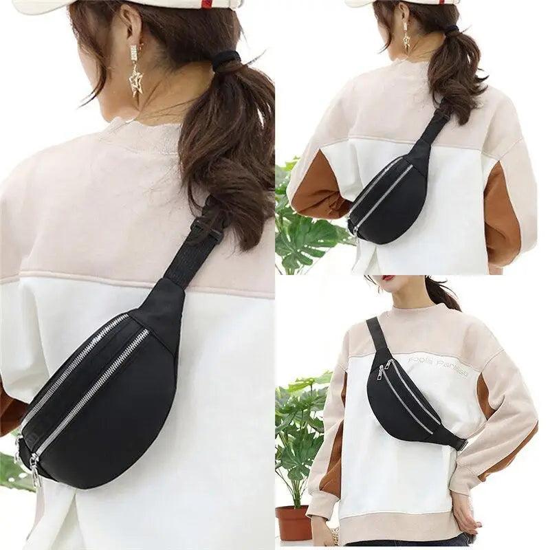 Waterproof Travel Unisex Fanny Pack Simple Design Waist Bags Fashion Bum Bag Trendy  Cross Body Chest Bags