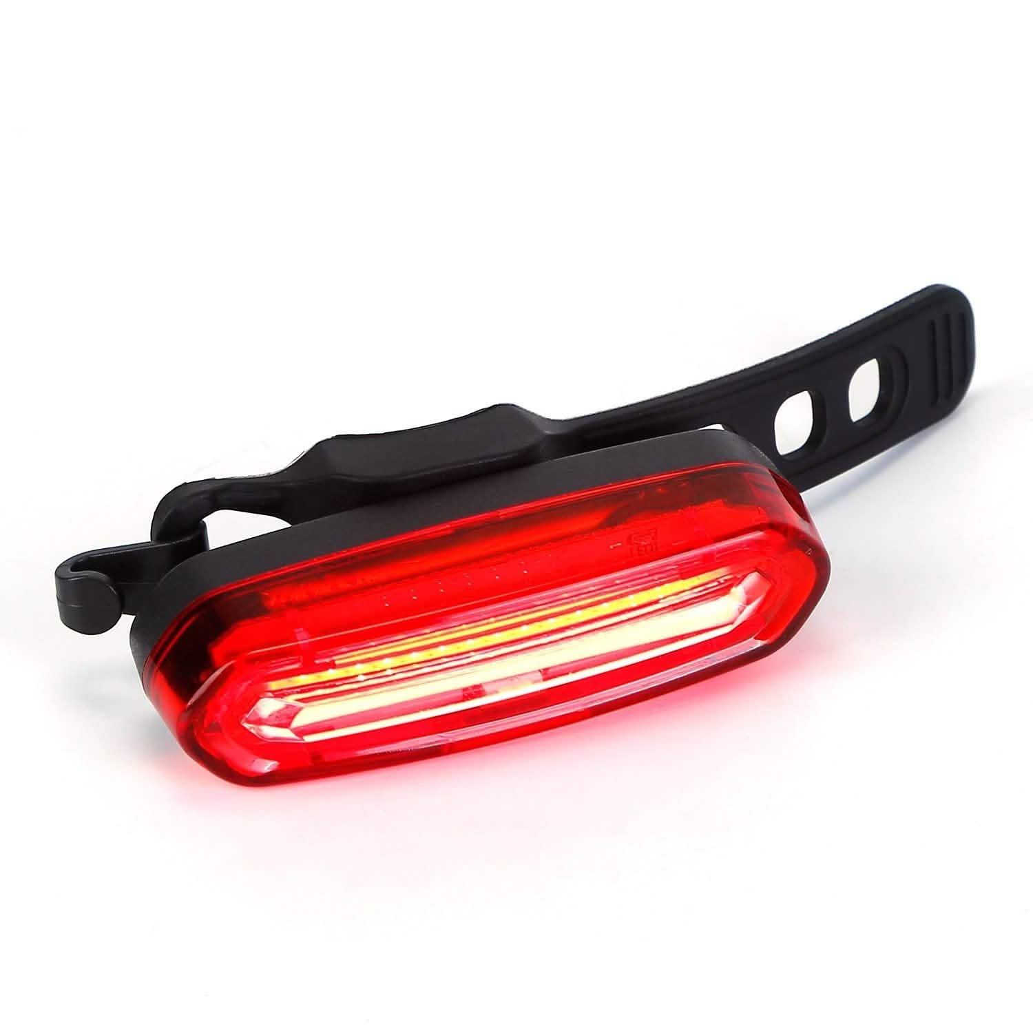 Waterproof USB Rechargeable LED Bicycle Tail Warning Lamp