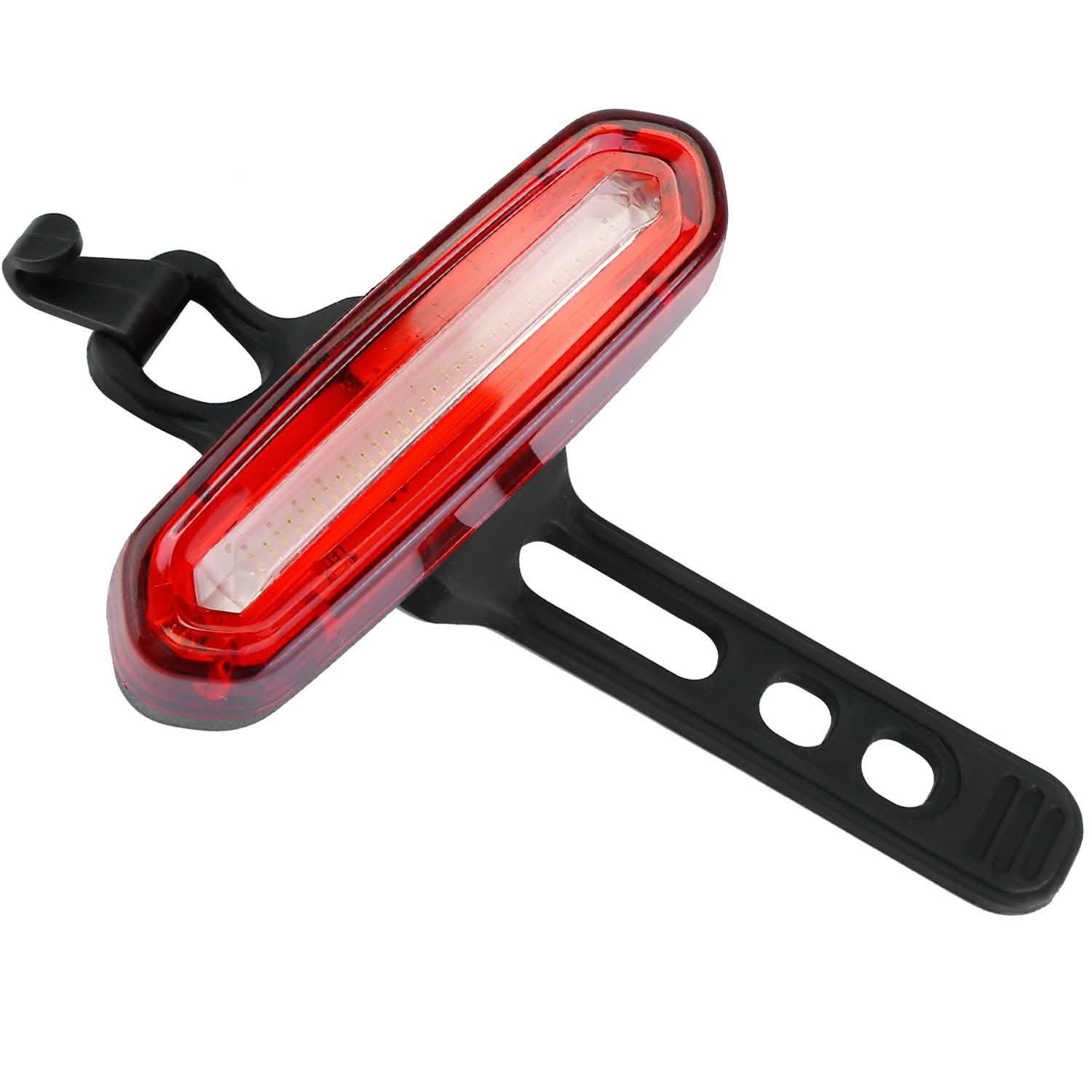Waterproof USB Rechargeable LED Bicycle Tail Warning Lamp