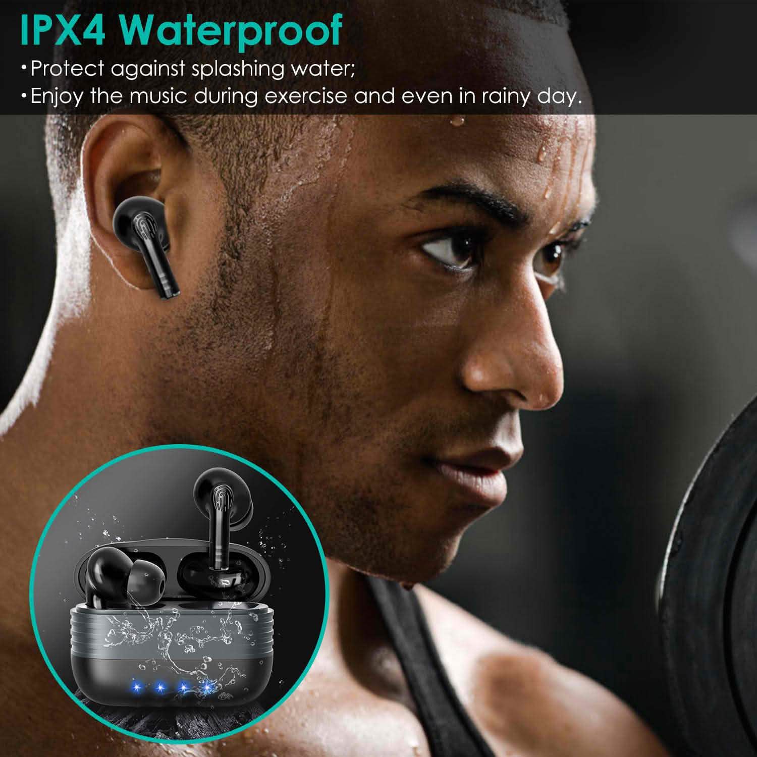 Waterproof Wireless 5.0 TWS Earbuds