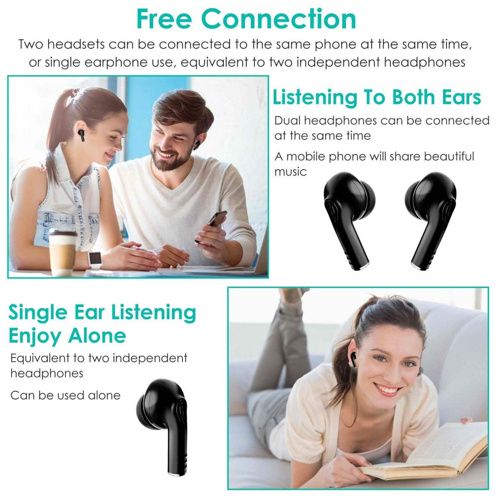 Waterproof Wireless 5.0 TWS Earbuds